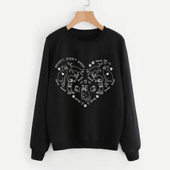 Adopt Don't Shop Heart Sweatshirt