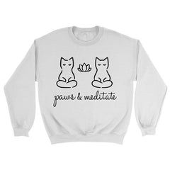 Paws & Meditate Sweatshirt