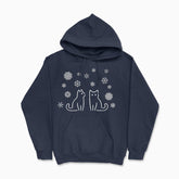 Winter Wonderland Cats Hoodie