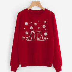 Winter Wonderland Cats Sweatshirt