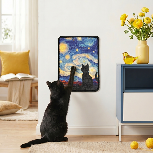 Living Canvas Cat Scratcher Main Image