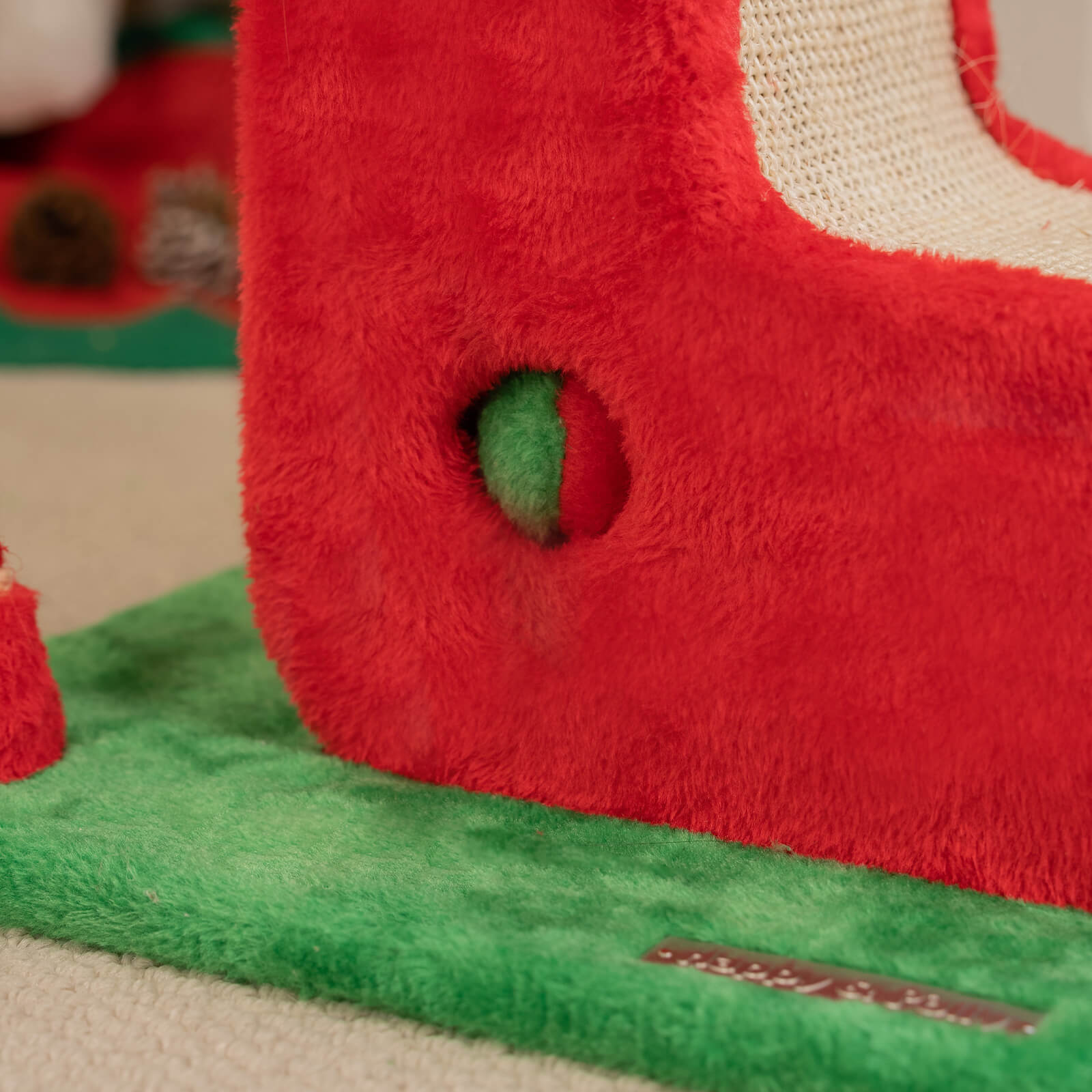 Christmas Boot Cat Scratching Post