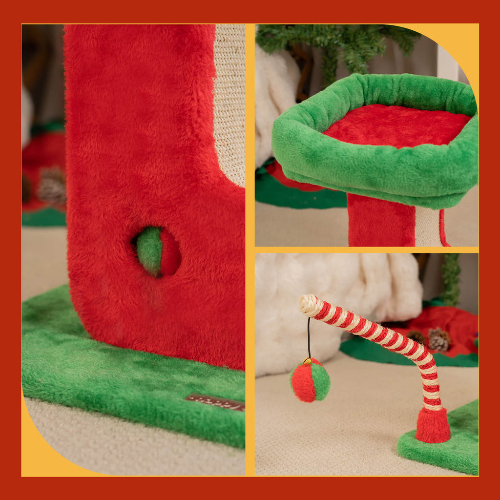 Christmas Boot Cat Scratching Post