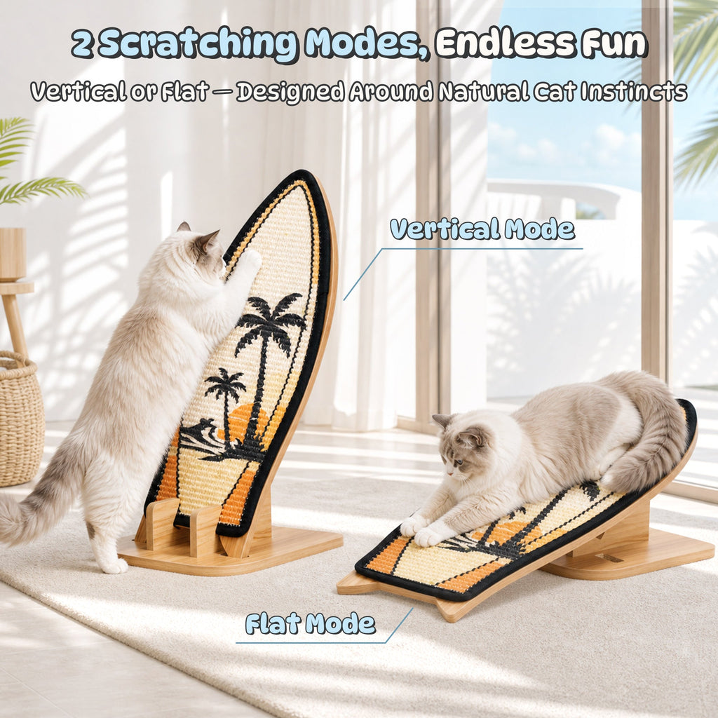 Sunset Palm Convertible Cat Scratcher