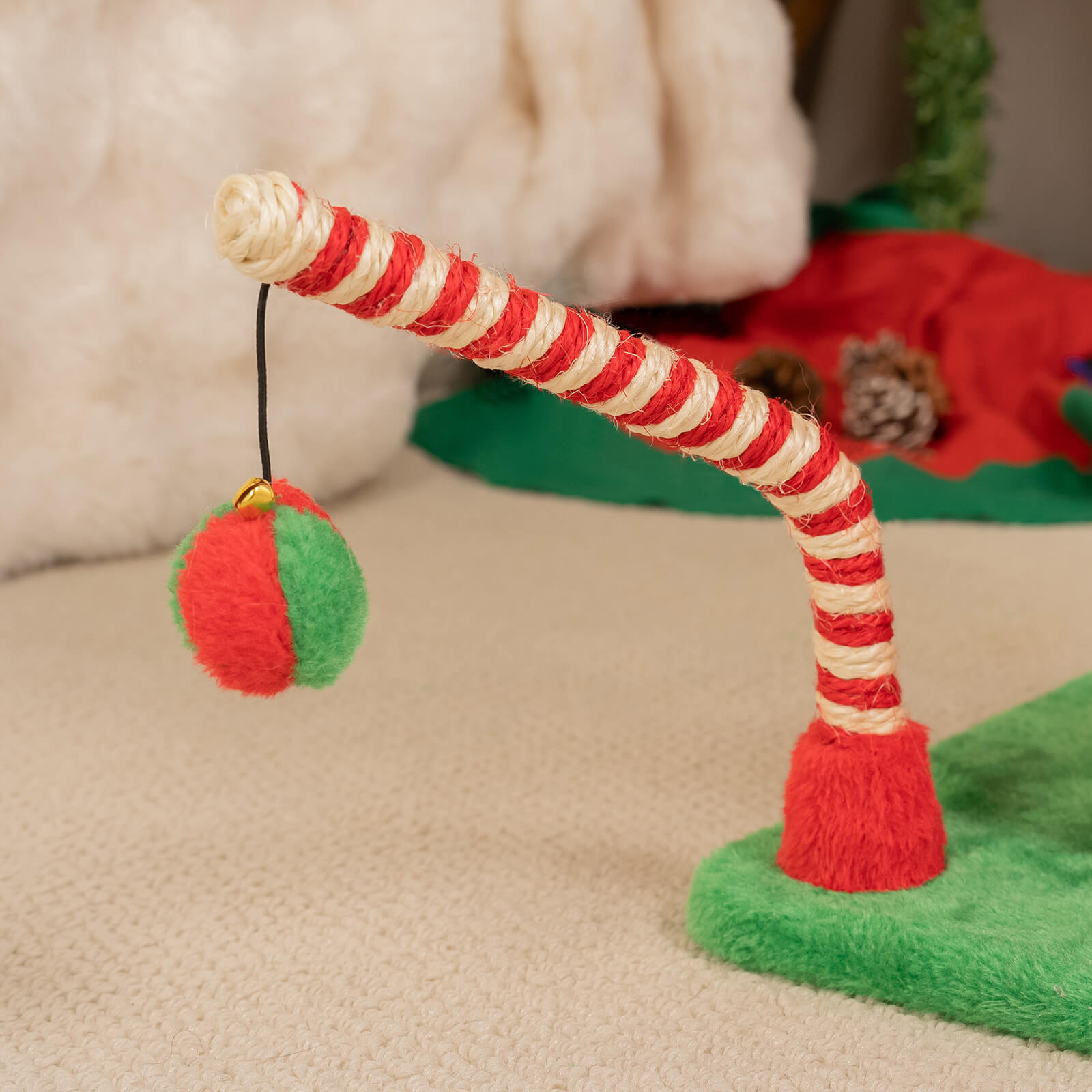 Christmas Boot Cat Scratching Post