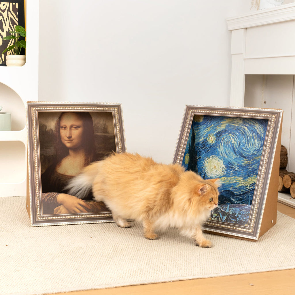 3D Retro Art Cat Scratcher