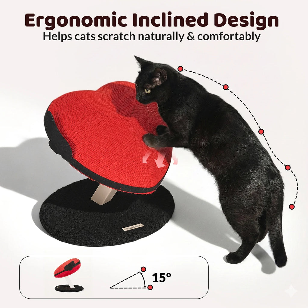 Flying Heart Cat Scratcher