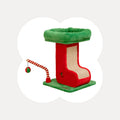 Christmas Boot Cat Scratching Post