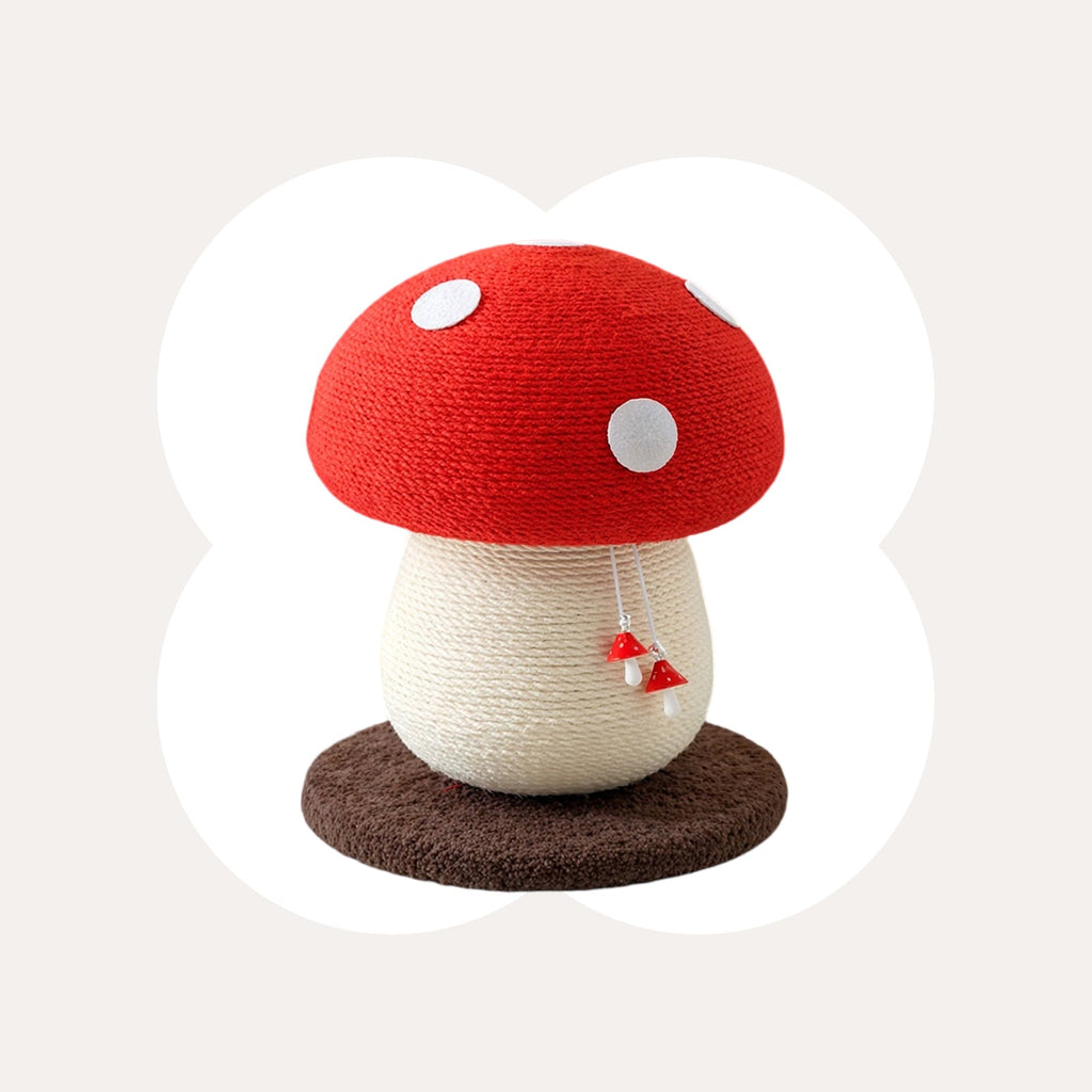 Mushroom Cat Scratcher