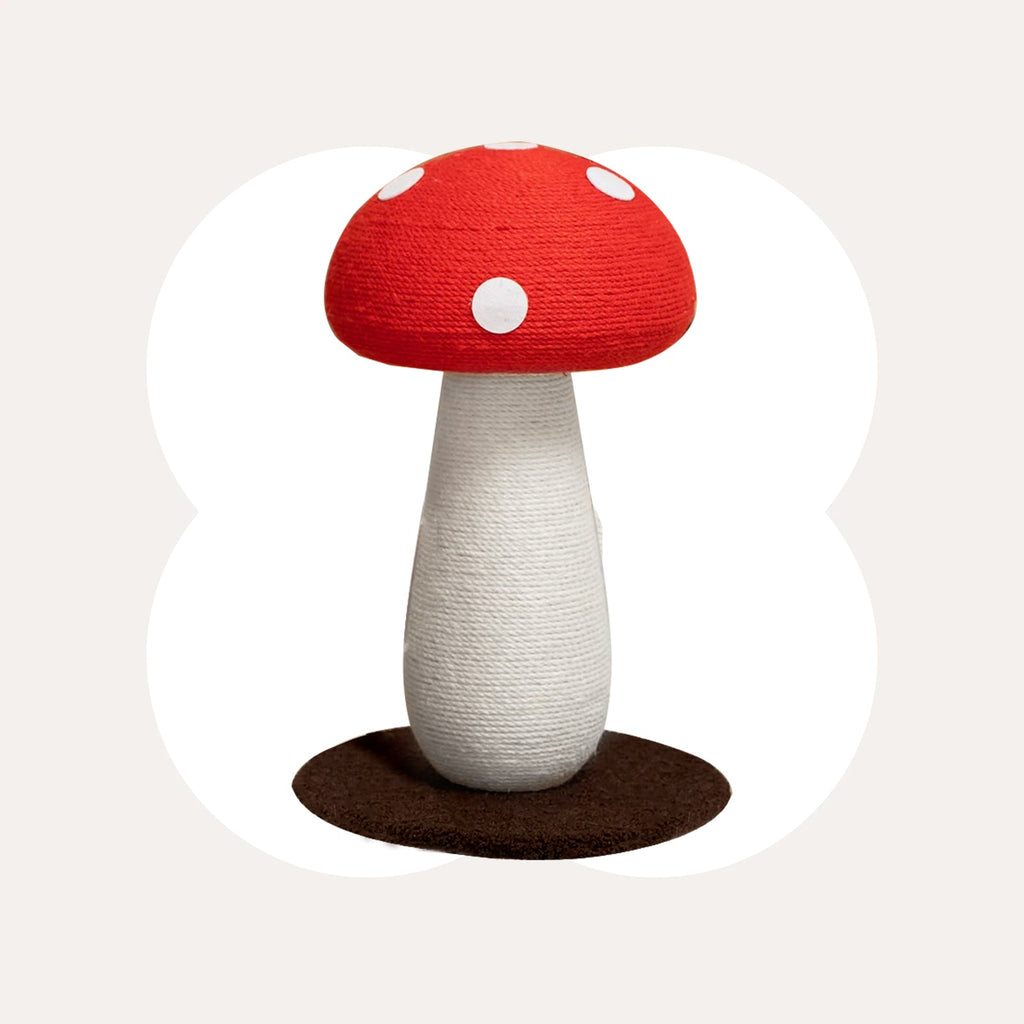 Mushroom Cat Scratcher