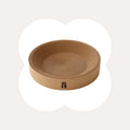 2-in-1 Round Kraft Paper Cat Scratcher Bed & Puzzle Toy