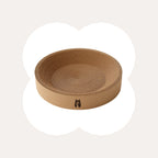 2-in-1 Round Kraft Paper Cat Scratcher Bed & Puzzle Toy