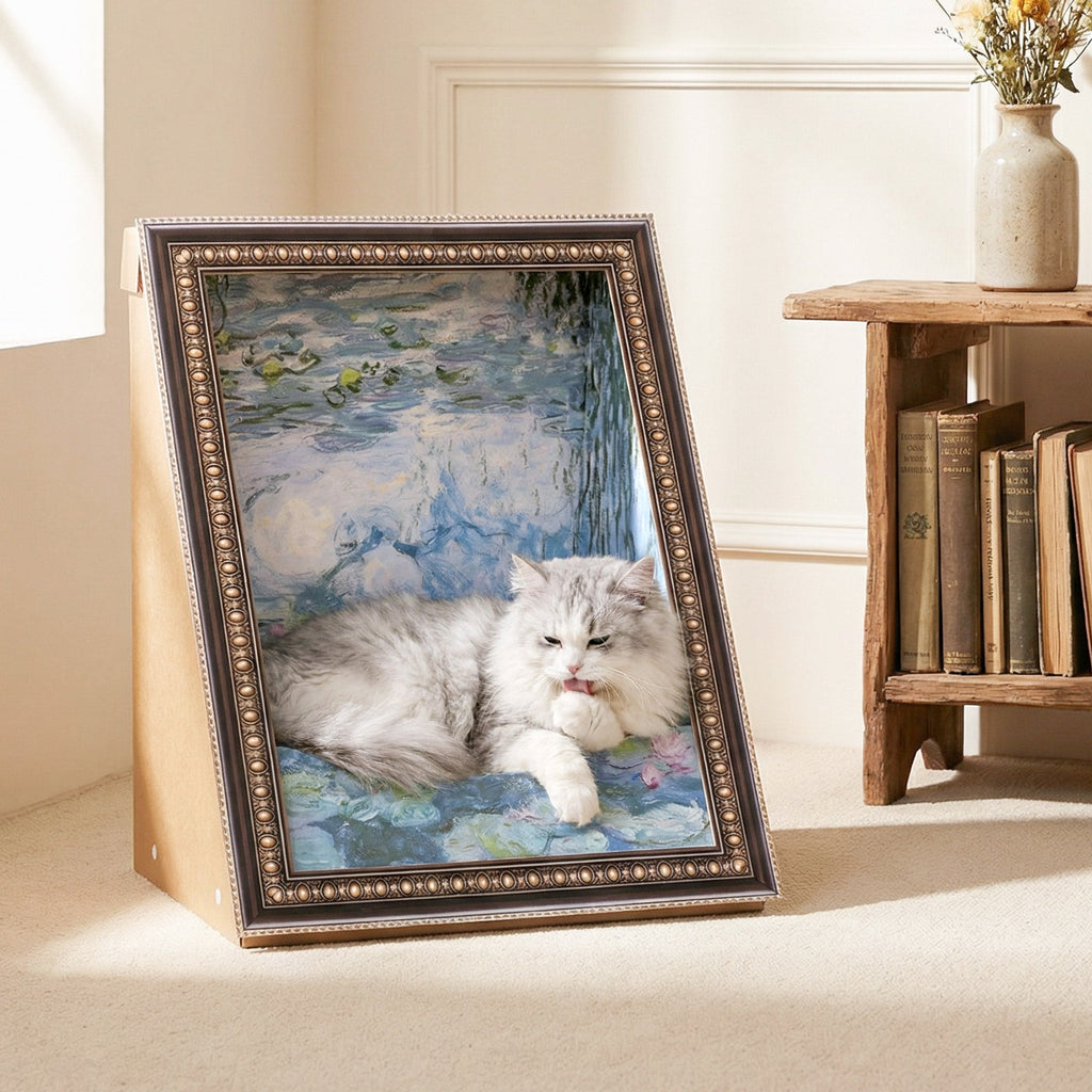 3D Retro Art Cat Scratcher