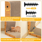 L Shape Cat Scratcher
