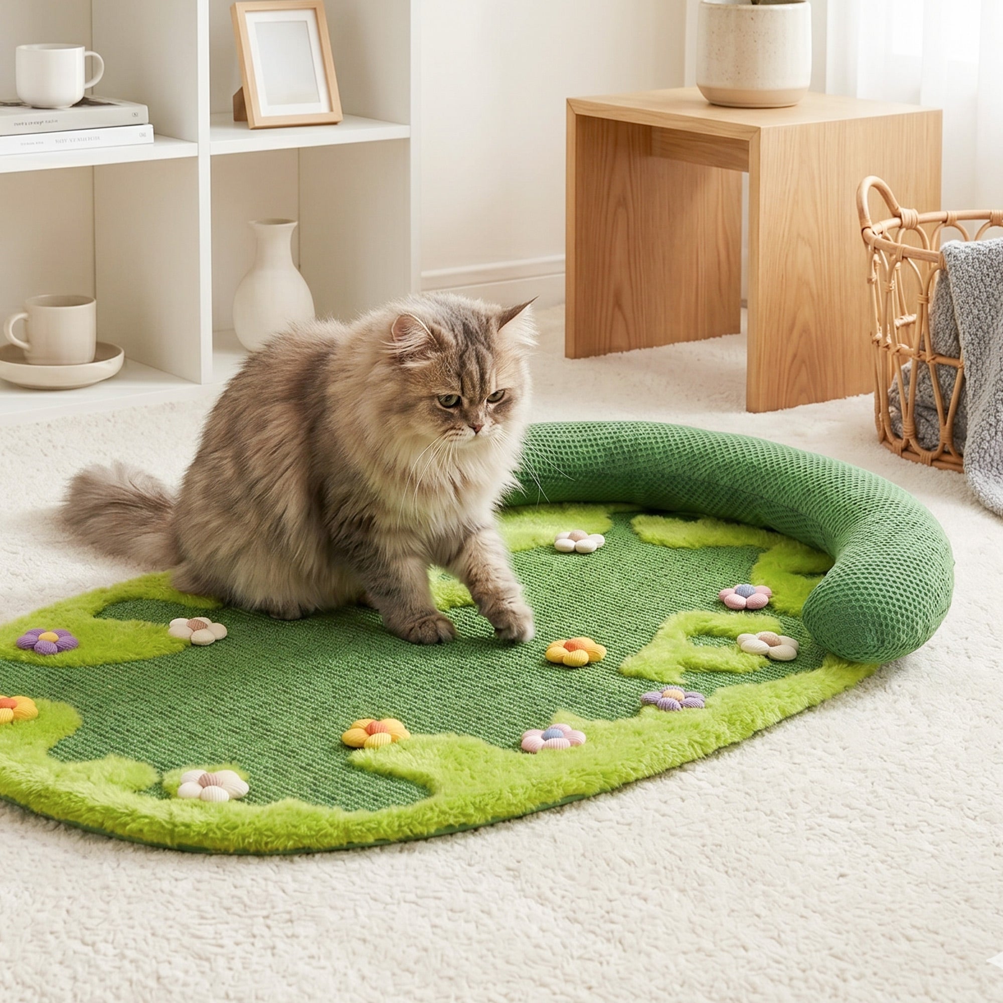 Wildflower Garden Cat Scratcher Mat