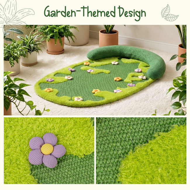 Wildflower Garden Cat Scratcher Mat Main Image