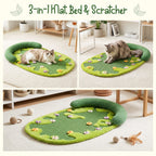 Wildflower Garden Cat Scratcher Mat