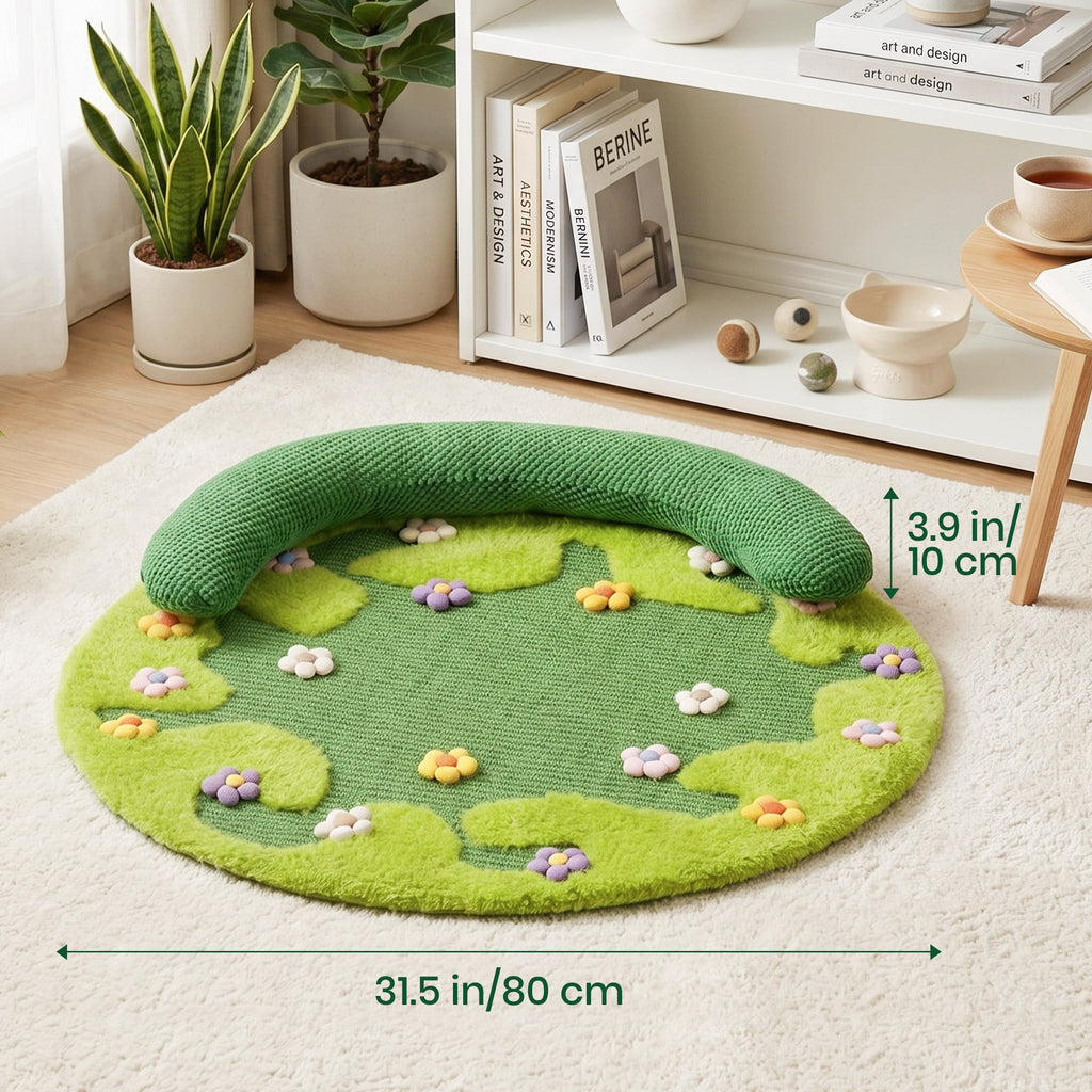 Wildflower Garden Cat Scratcher Mat