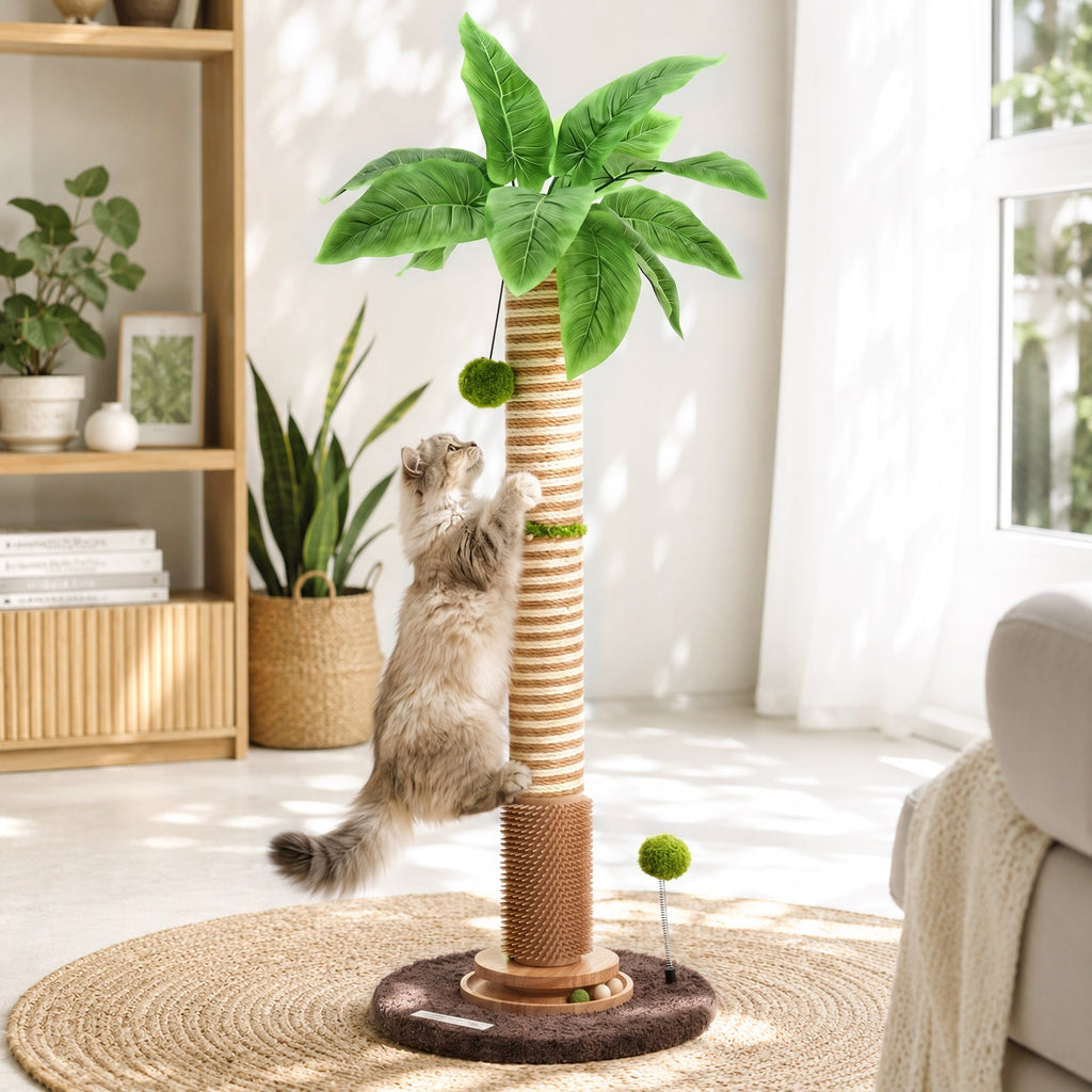 Coconut Palm Cat Scratching Post