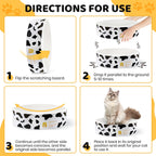 Round Cat Scratching Pad