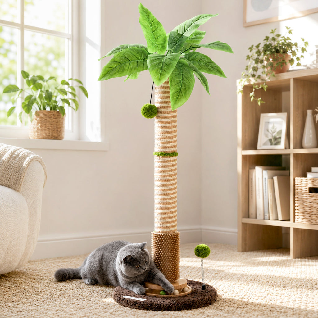 Coconut Palm Cat Scratching Post