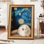 Reinforced Retro Art Cat Scratcher House