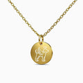 Dog Memorial Disc Necklace