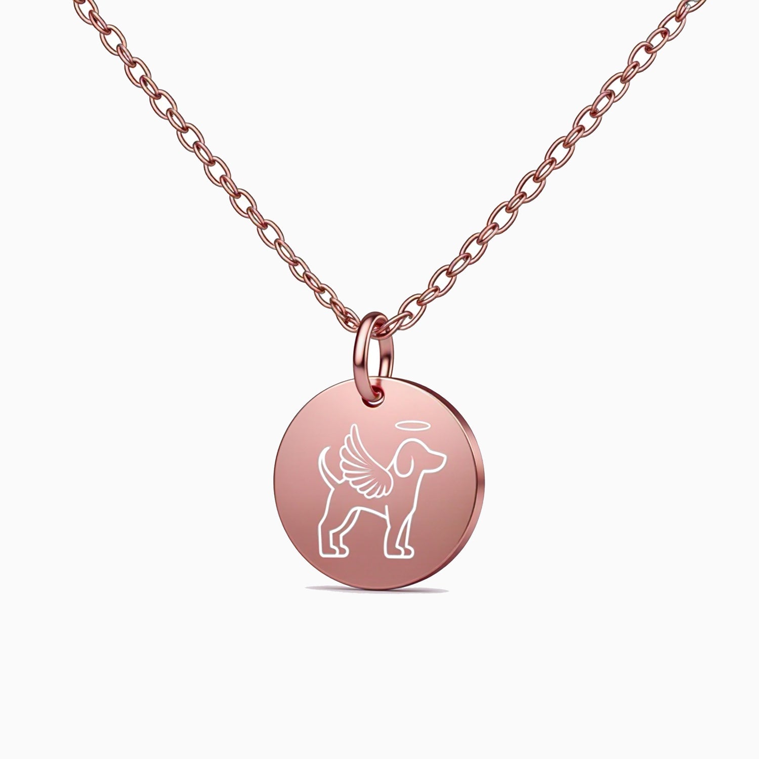 Dog Memorial Disc Necklace