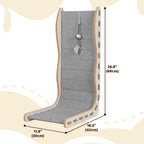 Modern Felt L-Shape Cat Scratcher