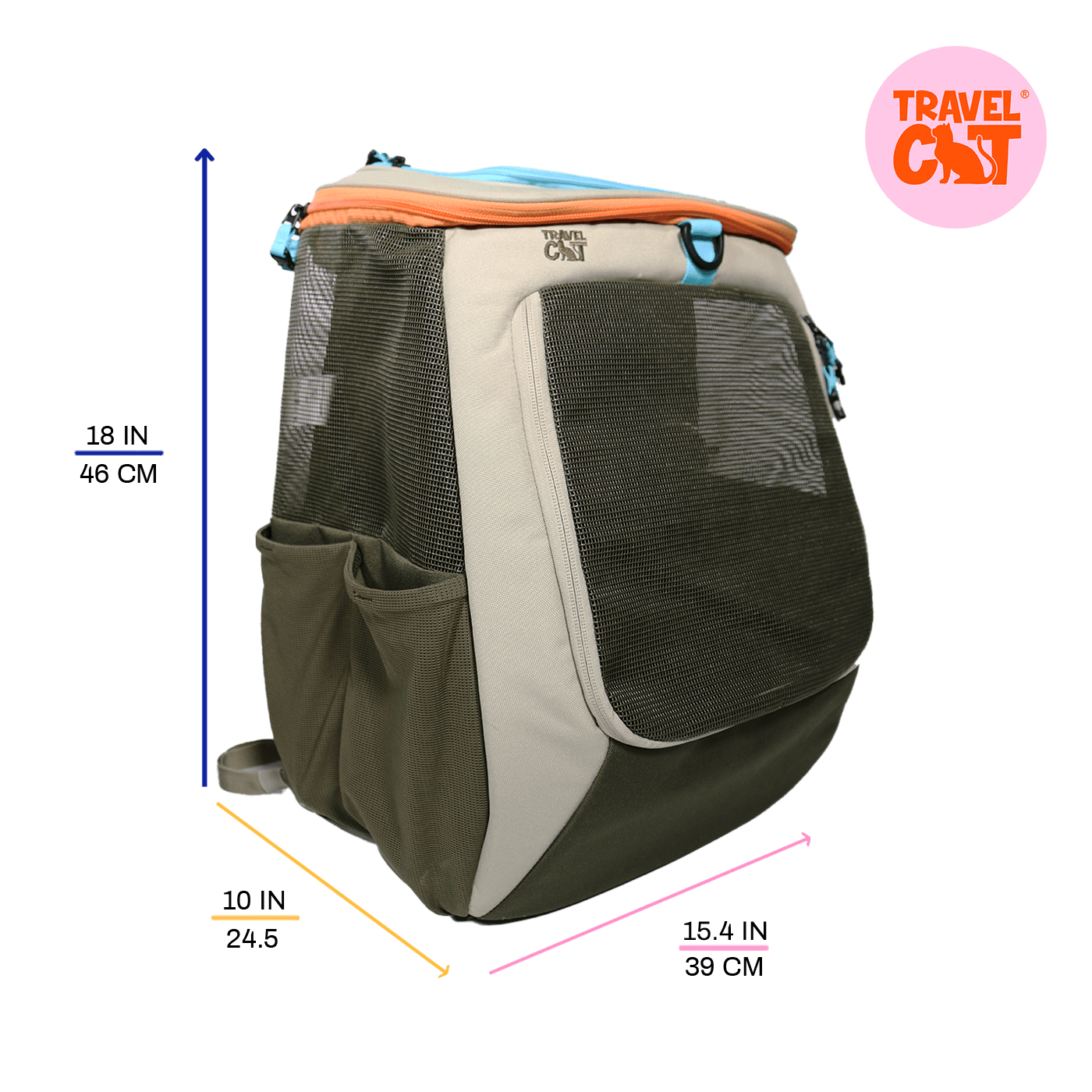 "The Navigator" Earth Convertible Cat Backpack for Adventurous Cats and Humans