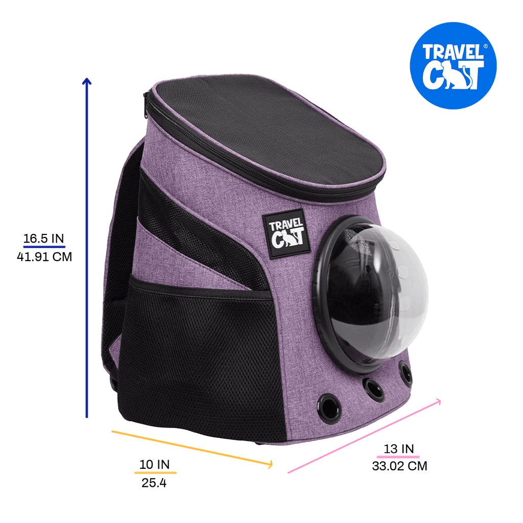 "The Fat Cat" Mini Cat Backpack - Purple