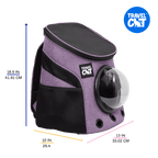 "The Fat Cat" Mini Cat Backpack - Purple