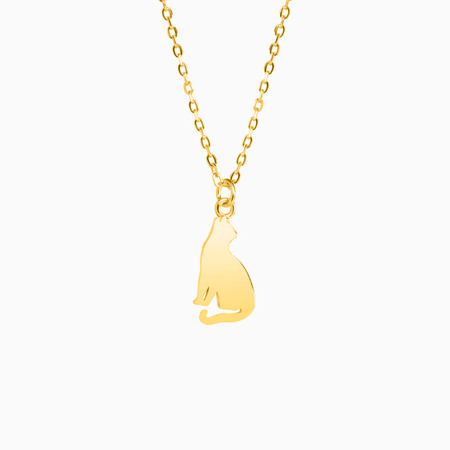 Soulmate Cat Necklace Hover Image