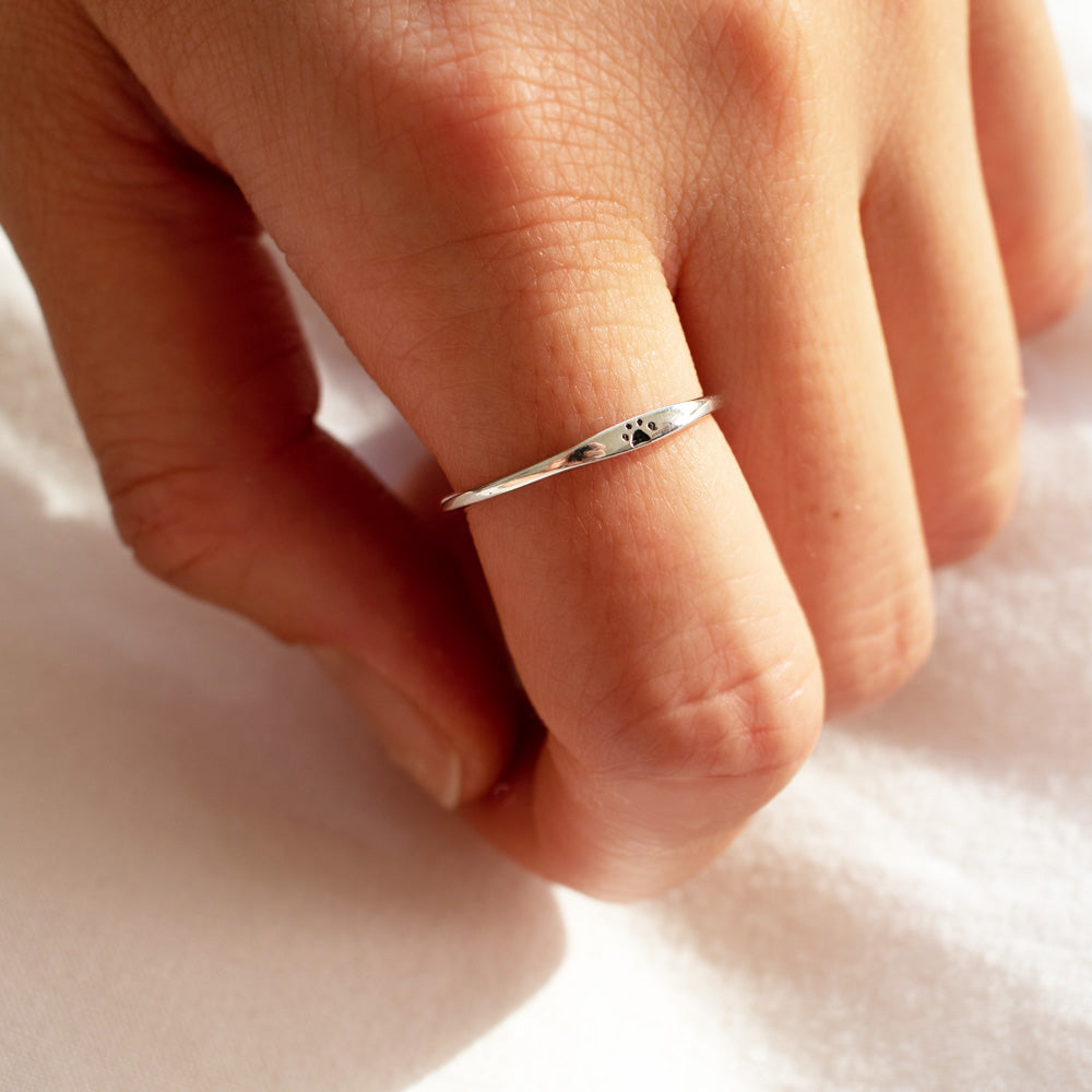 Teeny Tiny Paw Ring