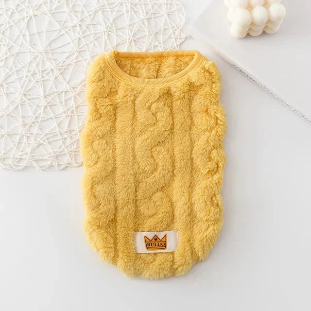 Cat Winter Fleece Cardigan Sweater