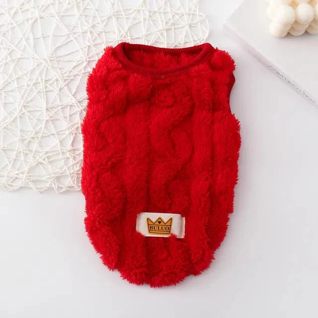 Cat Winter Fleece Cardigan Sweater