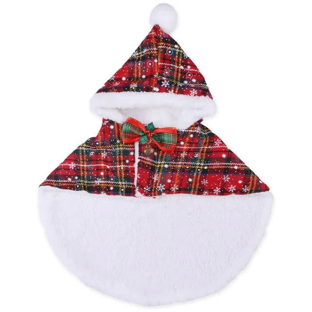 Christmas Cat Hoodie Warm Cloak