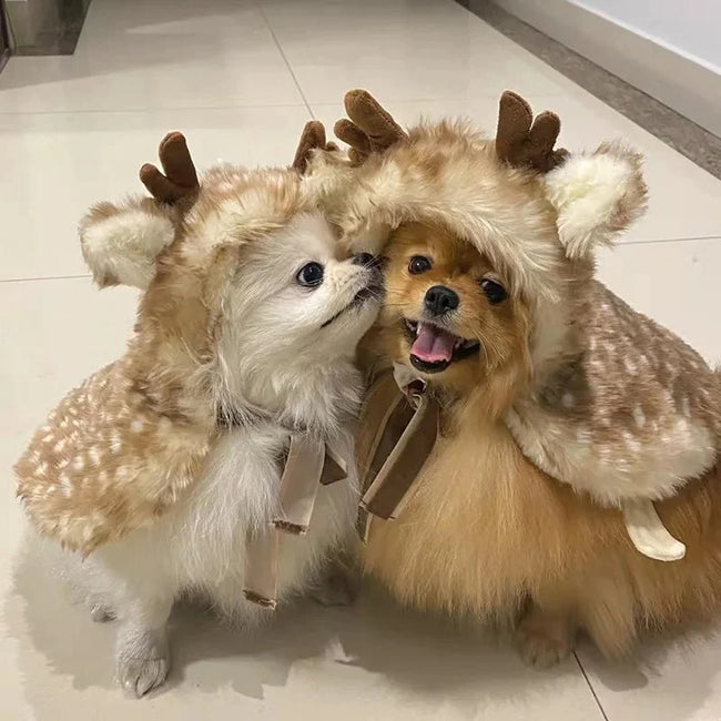 Christmas Pet Elk Cape for Cats & Small Dogs Main Image