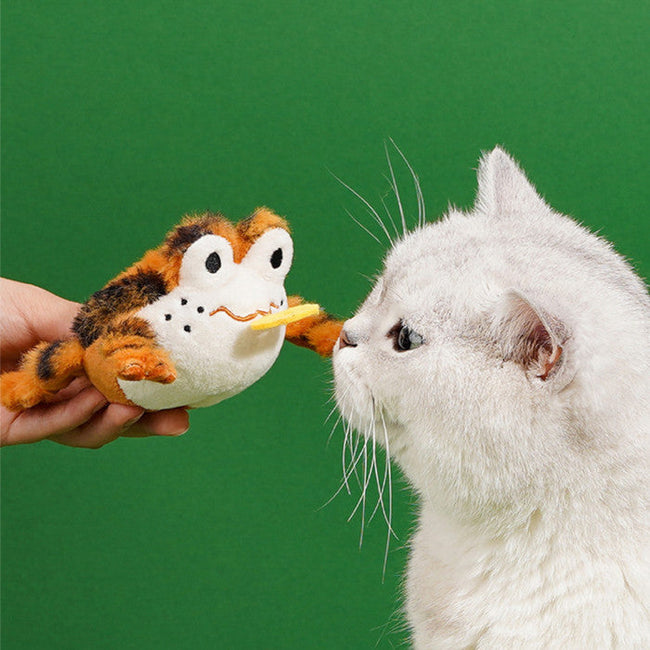 Croaking Frog Cat Toy Main Image
