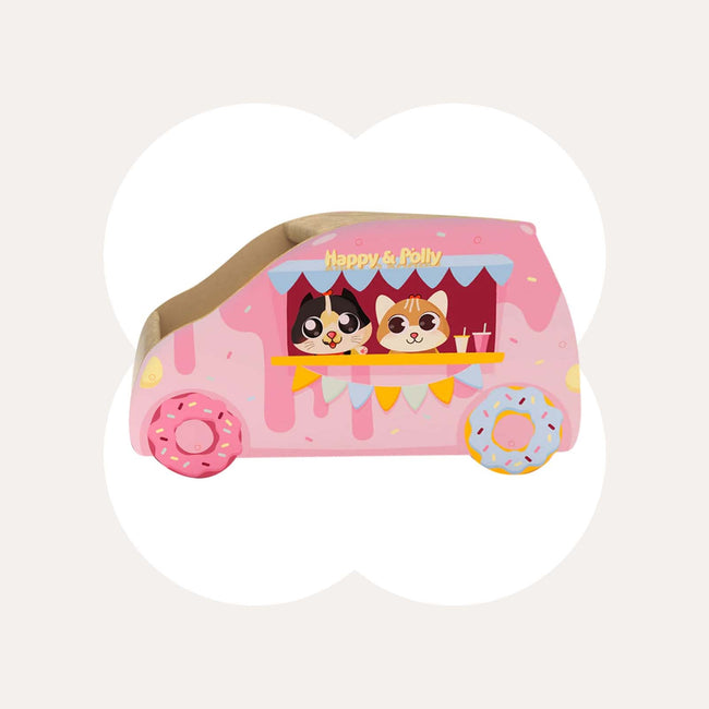 Donut Car Cat Scratcher Hover Image