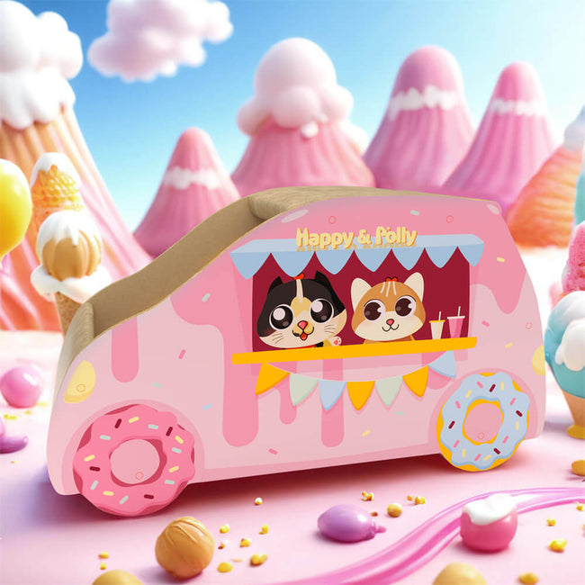 Donut Car Cat Scratcher Main Image
