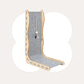 Modern Felt L-Shape Cat Scratcher