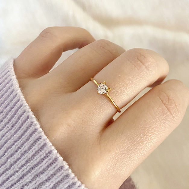 Itty Bitty Kitty Cat Ring