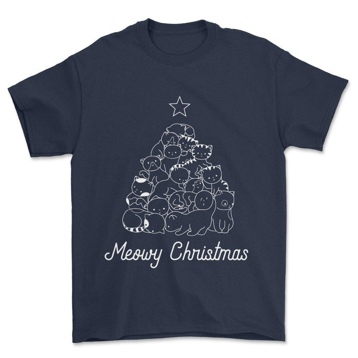 Meowy Xmas Tree T-Shirt