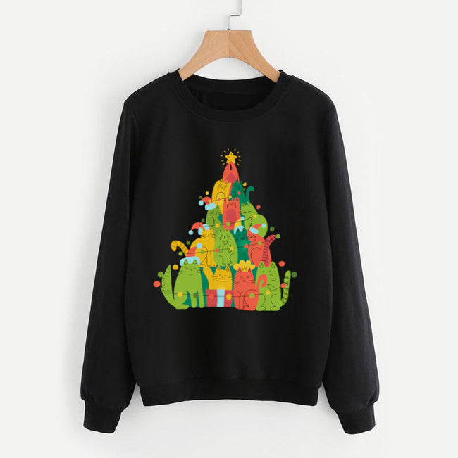 Meowy & Bright Cats Sweatshirt Main Image