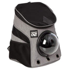 "The Fat Cat" Mini Cat Backpack - Heather Grey