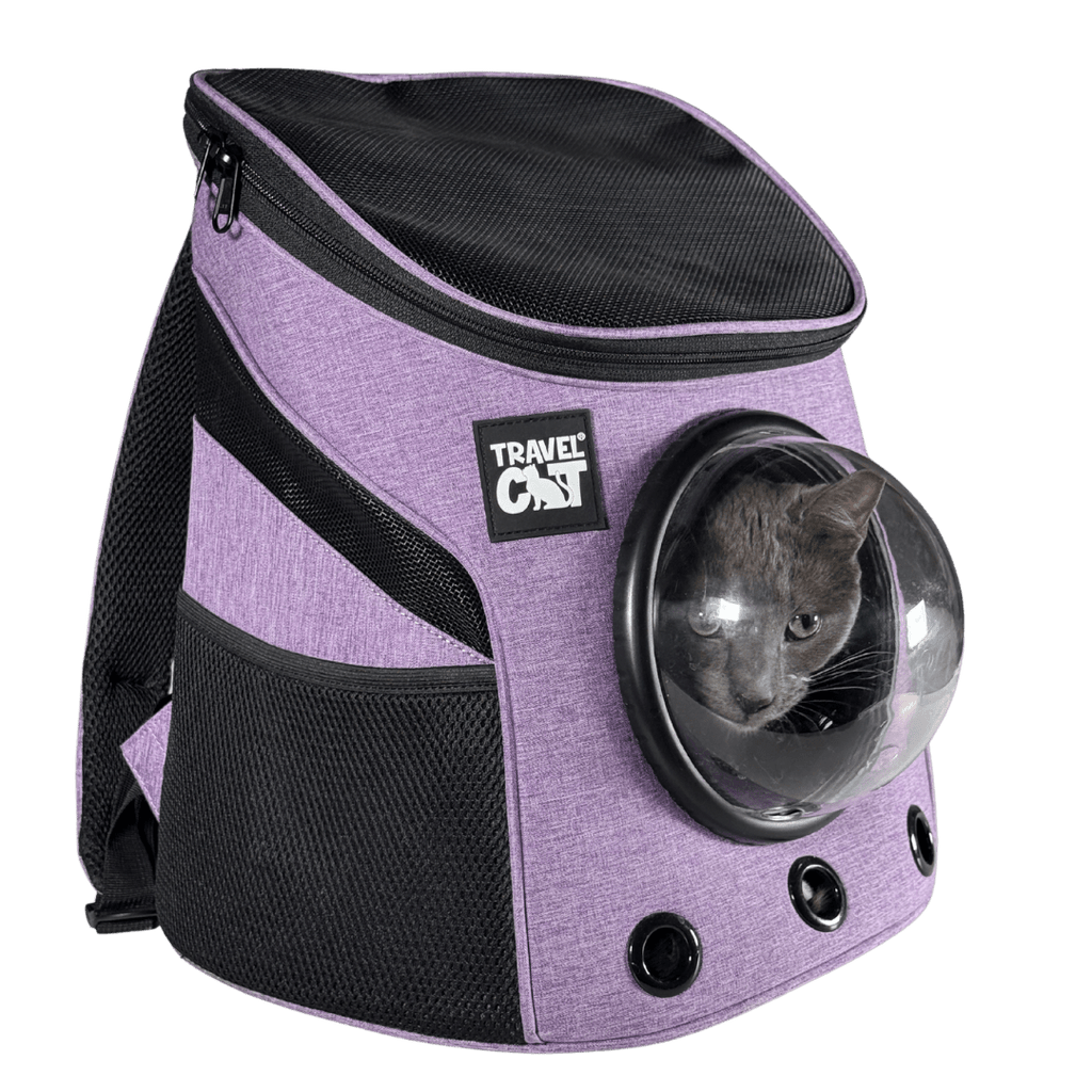 "The Fat Cat" Mini Cat Backpack - Purple