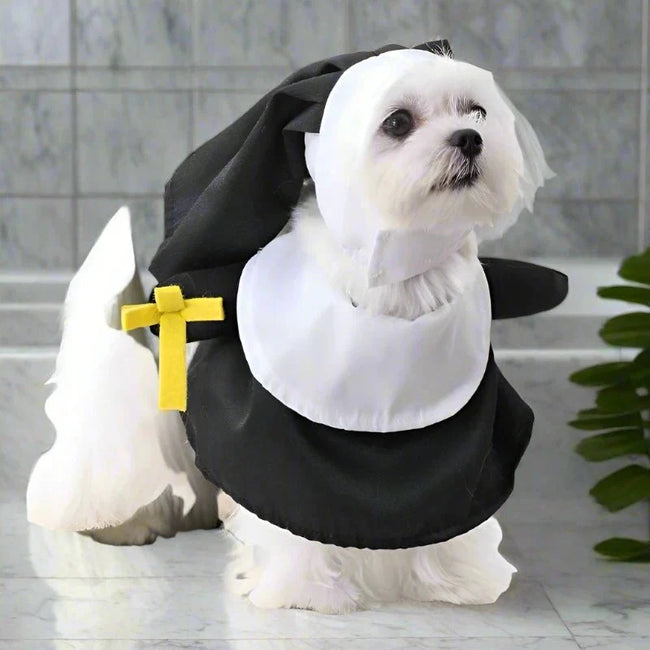 Nun Adjustable Cat & Dog Costume Main Image