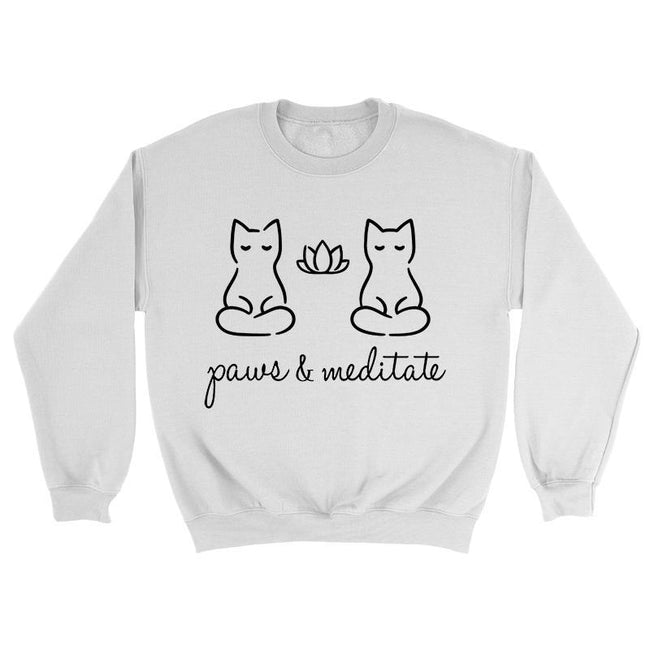 Paws & Meditate Sweatshirt Main Image