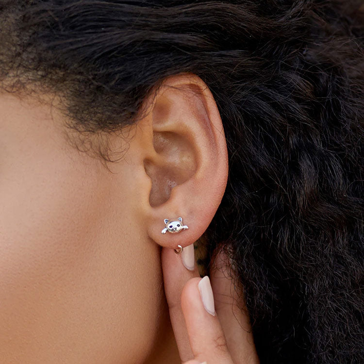 Hugging Cat Earrings